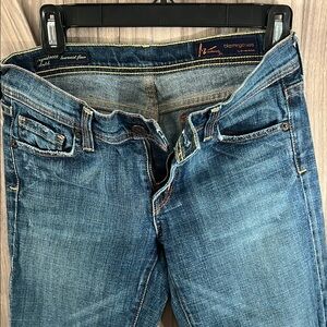 Women's Blue Denim flare low waist stretch citizen of humanity, jeans